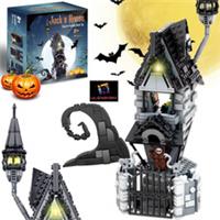 🎃 766PCS Haunted House Building Blocks Set Halloween Xmas Toy Gift for Kids