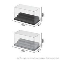 3 Steps Building Blocks Acrylic Display Case Box for Minifigures Perspex Model