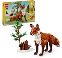 LEGO Creator 3in1 Forest Animals: Red Fox Toy to Owl Figure to Squirrel Model