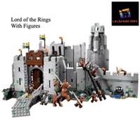 1368Pcs LOTTR Halms Deep Fortress Set Medeaval Castle Building Blocks Set Toys