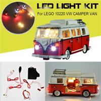 LED Light Kit Camper Van Lighting Technic Bricks Only For Lego 10220 VW T1 Gift~