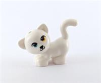 Lego Friends White Kitten - Brand New Lego Part - Minifigure Scale