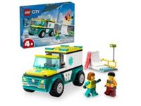 LEGO CITY 60403 Emergency Ambulance and Snowboarder BNIB - Free UK P&P - RETIRED