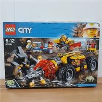 LEGO CITY Mining Heavy Driller 60186 Brand New Sealed Rare Retired
