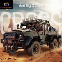 New Off-Road SUV 1/8 Scale Truck Advanced Technical Building Blocks Kit Toys