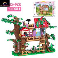 Birdys Tree House MOC Building Blocks City Friends Set with Garden, Stairs