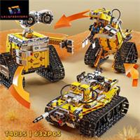 3-in-1 High-Technical Robot Tank 700+PCS Technical DIY Building Blocks Set
