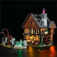 Yeabricks 21341 Disney Hocus Pocus: The Sanderson Sisters Cottage LED lighting