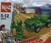 LEGO Toy Story 3 Army Jeep Polybag (30071) 2010 Limited Release - Rare