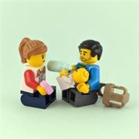 Lego Family - Mum, Dad & Baby - Minifigures and Accessories