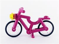 Pink Lego Bicycle/ Bike - Minifigure scale - Brand New Lego Pieces