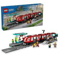 LEGO City Downtown Streetcar and Station Toy Construction Set 60423 Ideal Gift