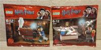 LEGO Harry Potter PolyBags, 2 Sets, 30110 trolley set + 30111 lab set NEW SEALED