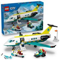 LEGO City Emergency Air Ambulance Airplane Brick Toy Construction Set 60465
