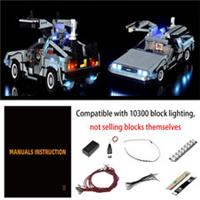 LED Lighting Kit Compatible with Lego 10300 Back to the Future Time Machine Raci