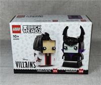 LEGO BRICKHEADZ 195 & 196 - 40620 DISNEY VILLAINS - CRUELLA DE VIL & MALEFICENT
