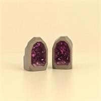 LEGO Geode x 2 - Glitter Pink Crystals - Brand New Lego Parts