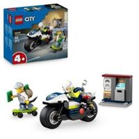 LEGO City Police Motorcycle Chase Toy, Motorbike Set 60455