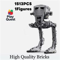 *NEW* MOC Star Wars AT-ST Walker 75417 Building Block Model Free Delivery
