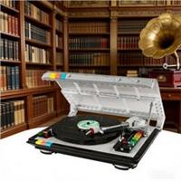New Technical 1970 retro record Bricks player puzzle building blocks Set Gift