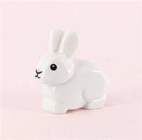 White Lego Bunny Rabbit Minifigure