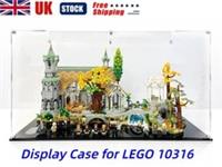 Display case for LEGO Icons: Lord of the Rings Rivendell 10316