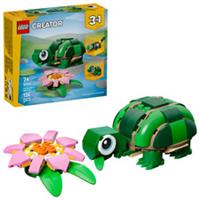 LEGO Creator 3 in 1 Turtle with a Water Lily Flower 31377 Construction Brick Set
