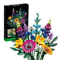 Hot Wildflower Bouquet Set, Artificial Flowers with Poppies 10313 Icons Gifts UK