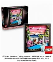 LEGO Japanese Cherry Blossom Landscape New & Sealed 18+ 1892pcs Wall Display Art