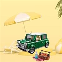 New Mini Cooper 10242 Creator Expert Moc 1077pcs Plus Figures, Stickers