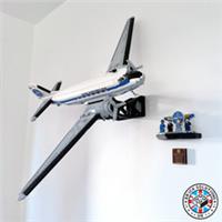 Adjustable Wall Mount Set for LEGO Icons (11378) Douglas DC-3 PAN AM Airliner