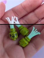 Green Lego City Space Aliens with Glow in the Dark Tentacles - Set of 3