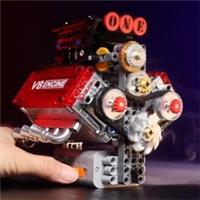 478pcs V8 Engine Technical Building Block Set