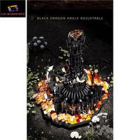 1405PCS Dark Castle Building Blocks MOC King of the Ring Fortress Model Brick