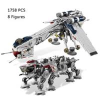 NEW Star Wars: Republic Gunship (75021) Complete Set