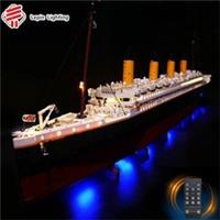 LED Light Kit for LEGO 76419 Titanic Ship Creator Expert Lighting Set (Remote)