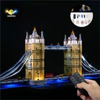 DIY LED Light Kit for LEGO Creator Tower Bridge 10214 Lighting Set (Remote)