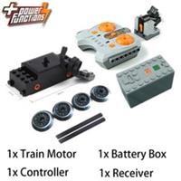 Power Functions 4pcs Battery Box Train Motor IR Receiver Controlled For Lego -