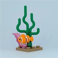 LEGO Tropical Fish & Coral Reef Scene - Clownfish / Marine / Ocean Accessory