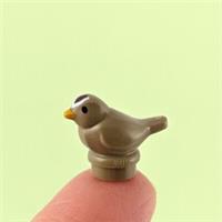Adorable Little Lego Bird Minifigure - Small Light Brown Bird with Head Markings
