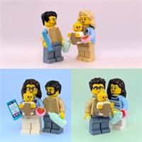 Lego Happy Family - Mum, Dad & Baby - Minifigures and Accessories