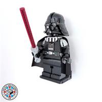 Universal Wall Mount for LEGO Up-Scaled Minifigure 75461, 40868, 40649, + Others
