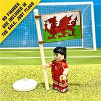 Wales National Flag The Red Dragon LEGO* COMPATIBLE by BRICK FLAGS. Made UK