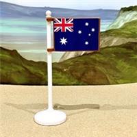 Australia National Flag LEGO* COMPATIBLE by BRICK FLAGS. Made UK