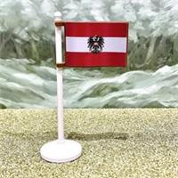 Austria National Flag LEGO* COMPATIBLE by BRICK FLAGS. Made UK