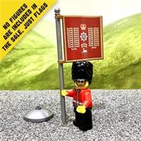Coldstream Guards King's Colours Flag LEGO* COMPATIBLE by BRICK FLAGS UK