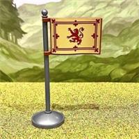 Royal Banner Flag of Scotland (Lion Rampant) LEGO* COMPATIBLE by BRICK FLAGS UK