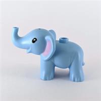 Blue Lego Baby Elephant Minifigure
