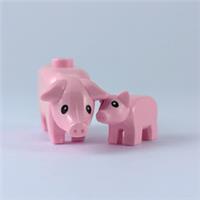 LEGO Pig and Piglet Minifigures - Brand New