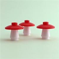 Red LEGO Mushrooms - Set of 3 - Brand New